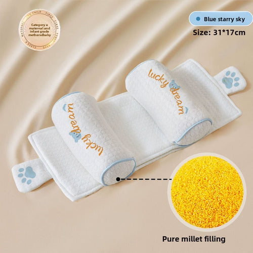 Infant Head Shaping Pillow with Millet Filling