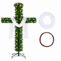 cross-shaped Easter Christmas tree