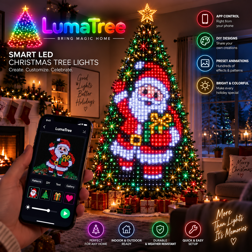 LumaTree™ Pixel Glow Curtain