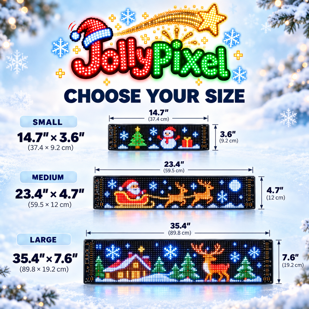 JollyPixel™ Holiday Car Display
