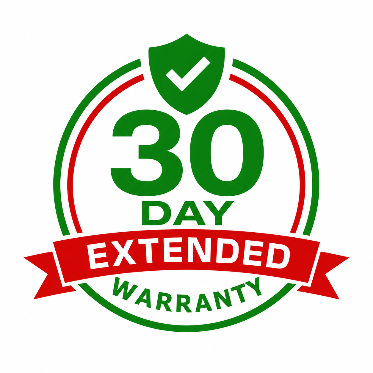 Extended 60-day warranty